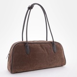 Сумка Саломея 2042 эко-замша шоколад