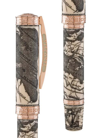 Ручка-роллер Visconti Amerigo Vespucci LE, Ivory BT, стержень: FBlack (Vs-557-52)