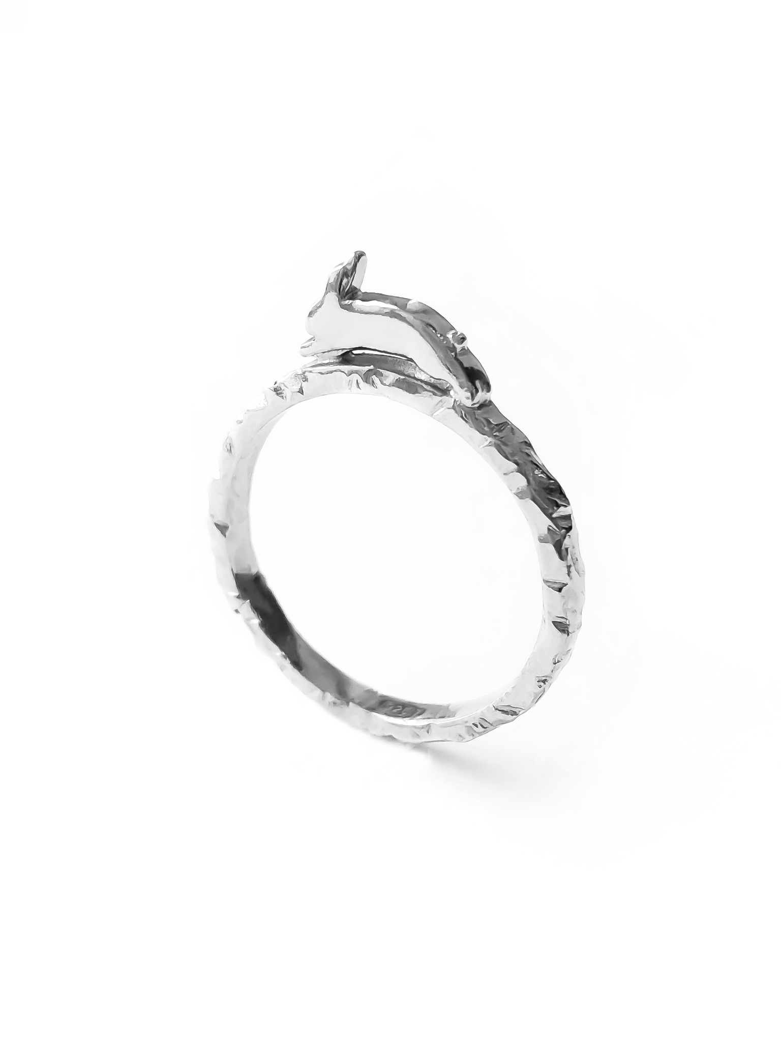 Серебряное кольцо «Заяц»