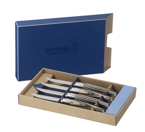 Набор столовых ножей Opinel VRI Birchwood (4 штуки)
