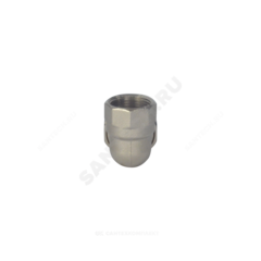 Соединитель латунь никель американка Ду 15 (1/2") угловой ВР/НР RTP (РосТурПласт) 25187