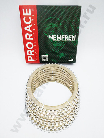 F1337Y Комплект фрикционных дисков сцепления NewFren Pro Race (FCD0576)