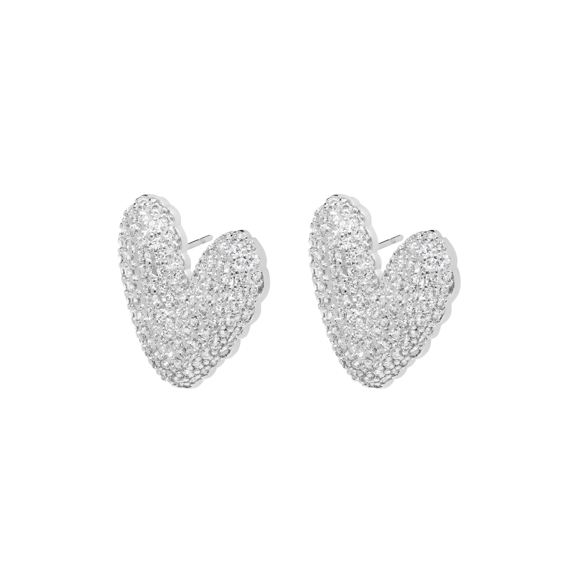 

Серьги Uptown Heart Earrings – Silver