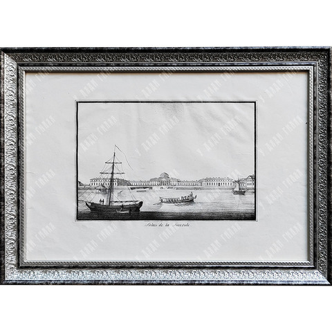 Александров П. А. Таврический дворец. 1823. Бумага, литография.