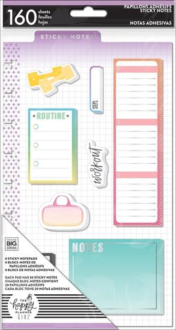 Закладки-стикеры Sticky Notes - Healthy Hero -160шт