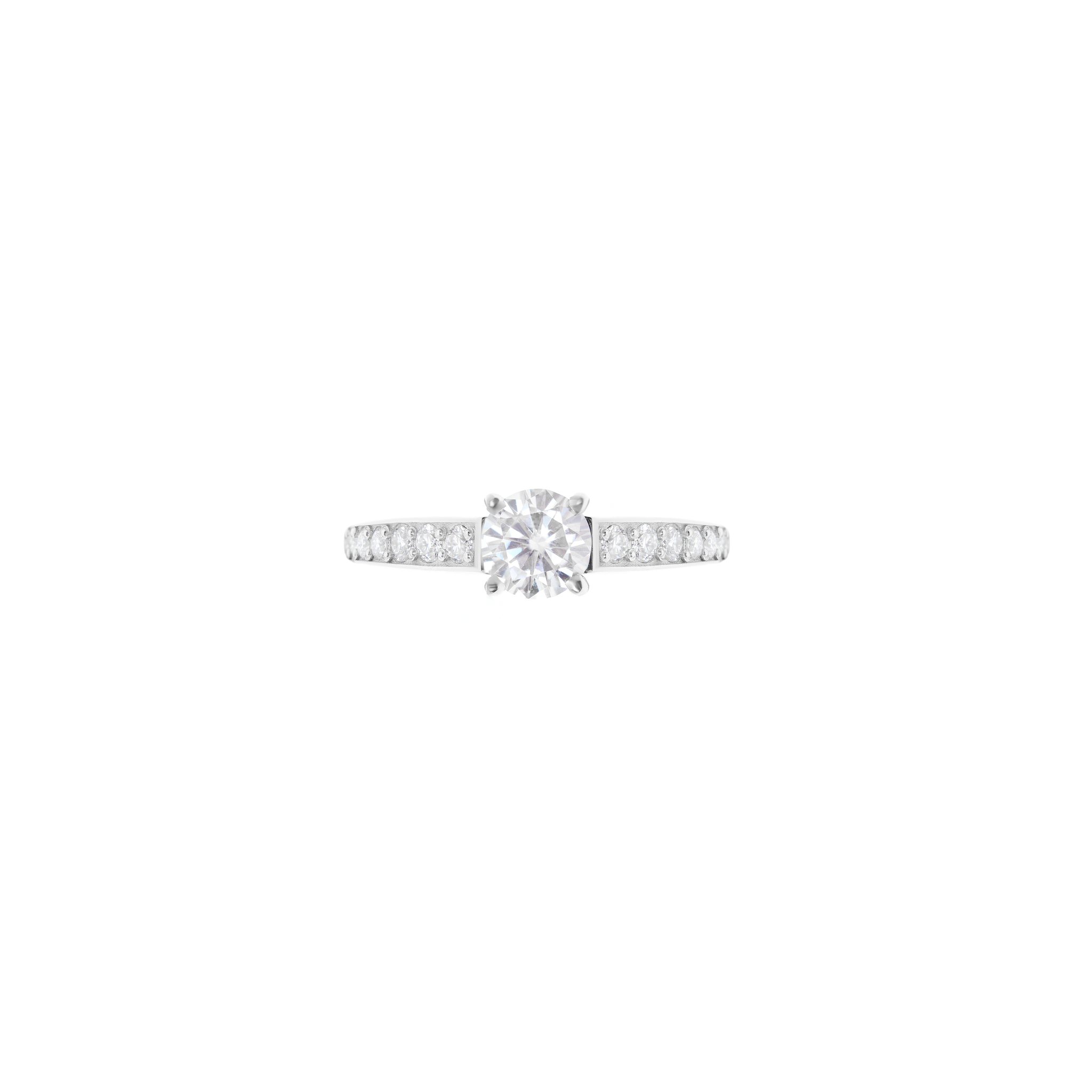 VLV engagement ring - pave diamond купить онлайн по цене 63000 ₽ |  Интернет-магазин VIVA LA VIKA