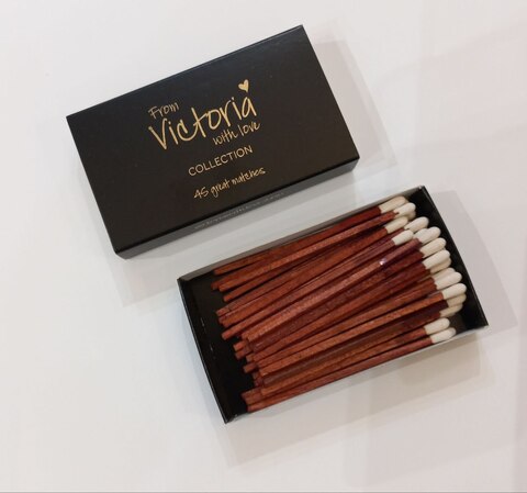 Спички для свечей 45шт 15см Victoria with Love длина