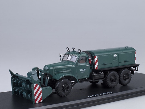 ZIL-157E D-470 Rotary Snow Removing green 1:43 Start Scale Models (SSM)