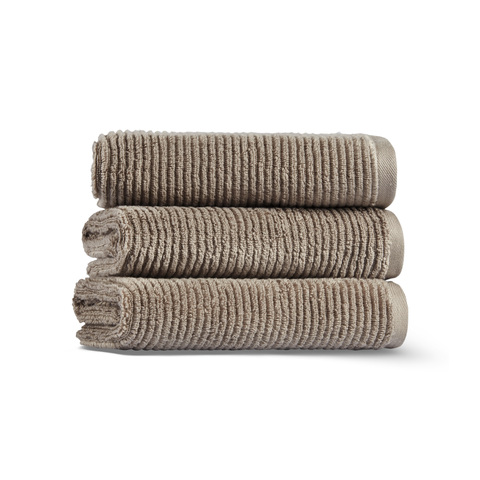 Полотенце 70x140 L'appartement Slim Ribbed cobble stone серо-коричневый