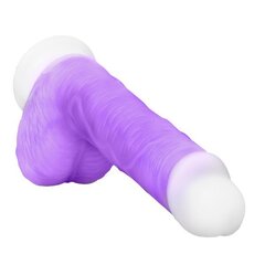 Фиолетовый вибратор-реалистик Encore 8 Inch Vibrating Dildo - 21,6 см. - 