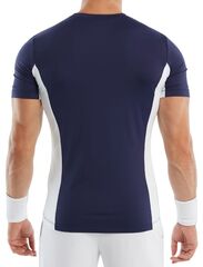 Футболка теннисная Hydrogen 70's Tech T-Shirt - white/blue