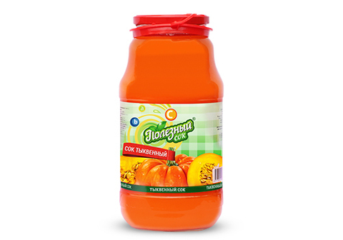 Сок Тыквенный "Полезный Сок", 1.8л