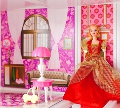 PAREMO Трехэтажный кукольный дом (5 комнат, 5 кукол) (PPCD116-05)