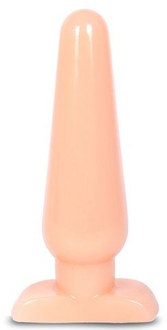 Телесная анальная пробка SMALL PLUG - 9 см. - Blush Novelties Hung Rider BL-18603