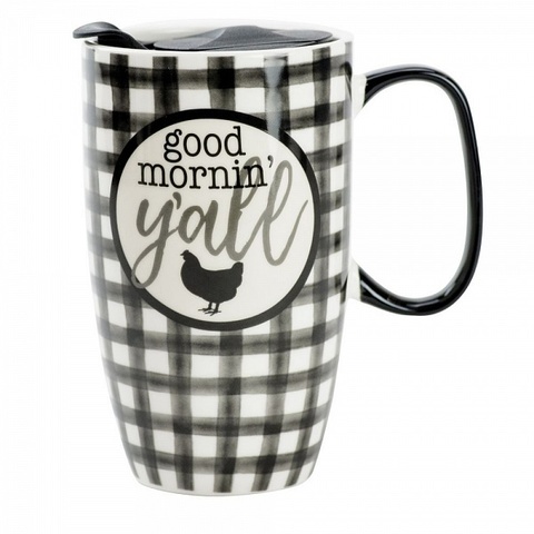 Кружка дорожная 530мл Boston Warehouse Good Morning Yall