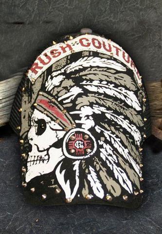 Rush Couture | Бейсболка мужская American Indian HAT RC180 перед с индейцем