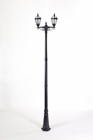 Столб 2- x головый h3030мм Rome S черный (B)