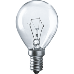 Стандартная лампа накаливания Navigator NI-C-60-230-E14-CL 60W E14 шарик, прозрачная  94316