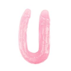 Розовый U-образный фаллоимитатор 13 Inch Dildo - 17 см. - 