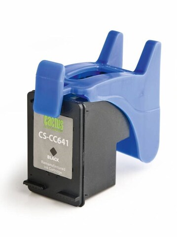Картридж струйный Cactus CS-CC641 №121XL черный (18мл) для HP DJ D1663, D2563, D2663, D5563, F2423, F2483