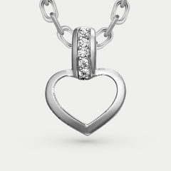 Подвеска золотая с фианитами