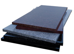 Надгробная плита из цветного гранита