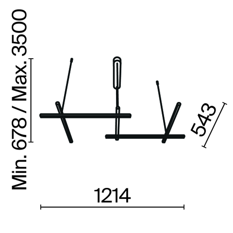 Подвесной светильник Maytoni Radiance MOD278PL-L50G3K