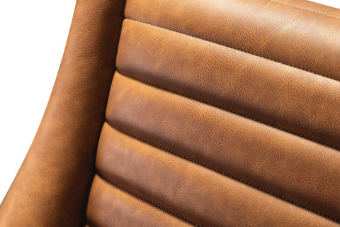 Кресло Loft Аляска Браун, Материал каркаса - Массив бука, Цвет каркаса - Графит, Тип обивочной ткани - Экокожа,