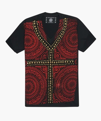 Футболка EMBELLISHED YEN SYMBOL Red TS2999 The Saints Sinphony