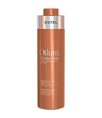 Деликатный шампунь для окрашенных волос OTIUM COLOR LIFE, 1000 мл ESTEL Professional