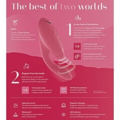 Бесконтактный клиторальный стимулятор Womanizer Duo розовый