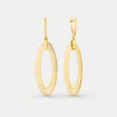 Серьги золотые