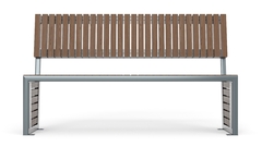 Скамейка диван со спинкой SK00041