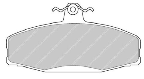 FCP610S Тормозные колодки дисковые DS PERFOMANCE