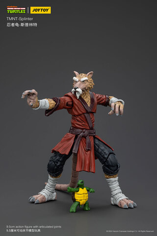 Фигурка Сплинтер масштаб 1/18 Черепашки Ниндзя JoyToy