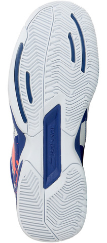 Кроссовки детские Babolat Pulsion All Court Junior - white/dazzling blue