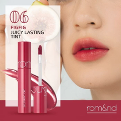 Тинт для губ с сияющим блеском ROM&ND Juicy Lasting Tint 06 Figfig