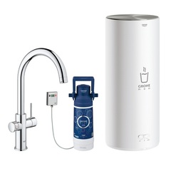 Смеситель для мойки с бойлером, фильтром Grohe  30079001 фото