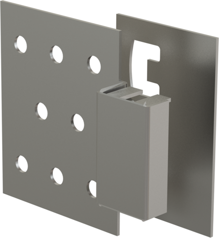 Mагнит BASIC для ванны на дверцу (под плитку), вертикально-выдвижной, арт. AVD005 AlcaPlast
