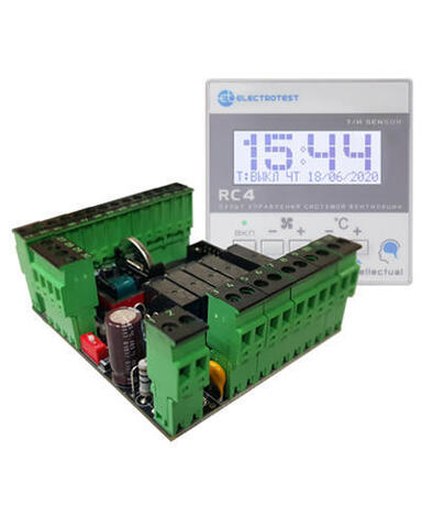 Контроллер для вентиляции ELECTROTEST OPTIMUS A5 в комплекте с пультом RC4