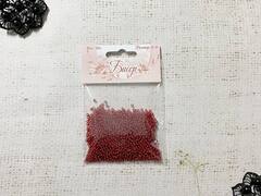 Бисер некалиброванный, 20 гр, размер 12/0, пр-во Китай