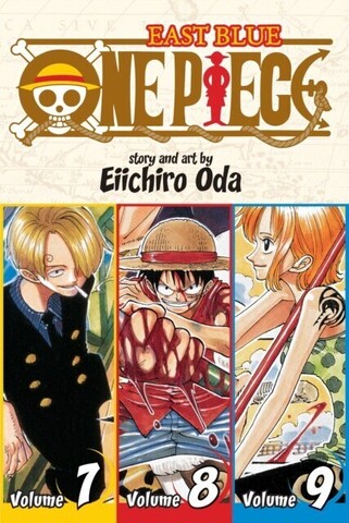 One Piece: East Blue. Vol 7-8-9 (На Английском Языке) (Б/У)
