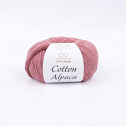 Пряжа Infinity Cotton Alpaca 4042 увядшая роза