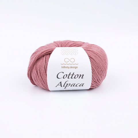 Пряжа Infinity Cotton Alpaca 4042 увядшая роза