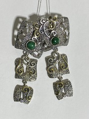 Гела (серьги из серебра)