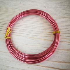 Проволока для рукоделия пыльно - розовая 2 мм. (5 метров)