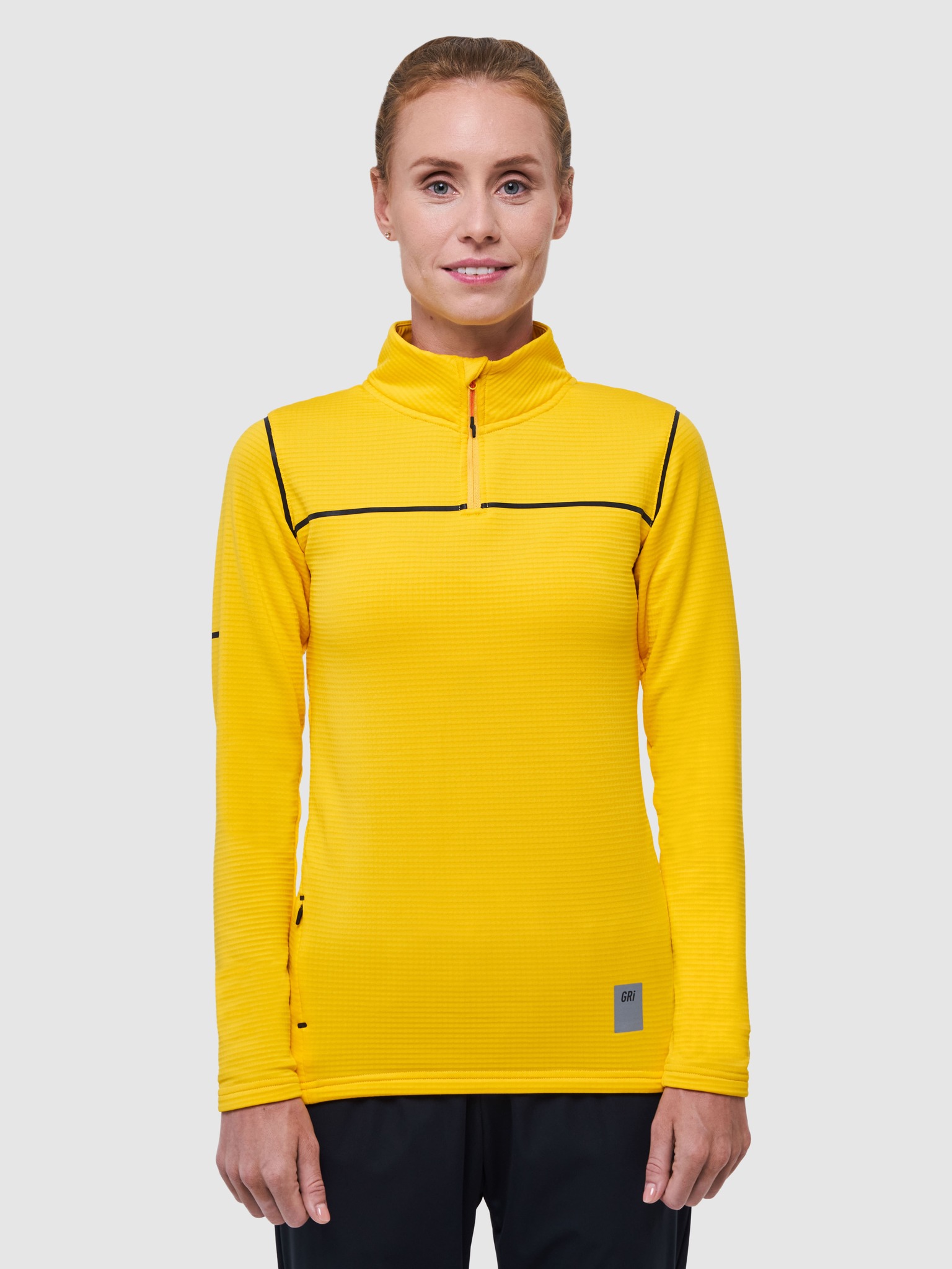 Рубашка женская GRI Лонг 4.0 жёлтая