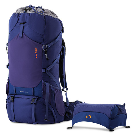 Картинка рюкзак туристический Kanrock Charger 90+15 Deep Blue/Blue - 23
