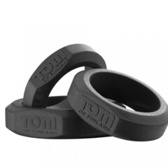 Эрекционные кольца Tom of Finland - 3 шт. разного диаметра