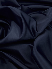 Атлас плотный Прокатный, 193 г/м2, 150 см, тёмно-синий